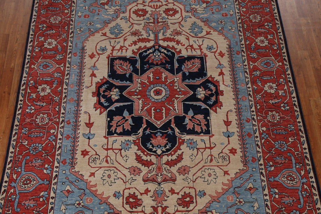 Handmade Heriz Serapi Oriental Area Rug 7x10