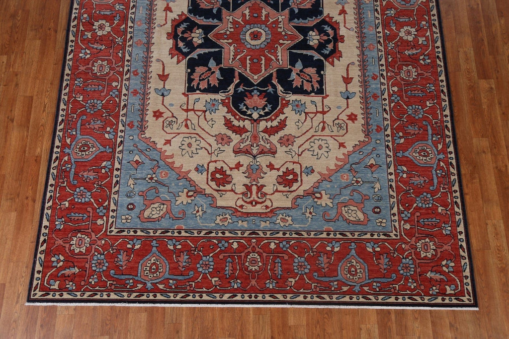 Handmade Heriz Serapi Oriental Area Rug 7x10