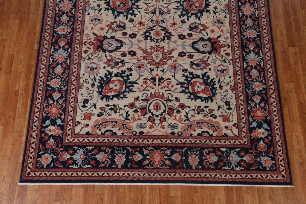 Wool Floral Ziegler Turkish Area Rug 7x10