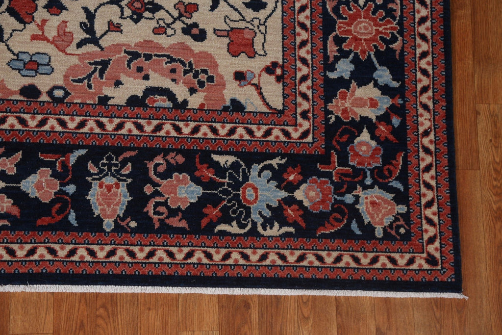 Wool Floral Ziegler Turkish Area Rug 7x10