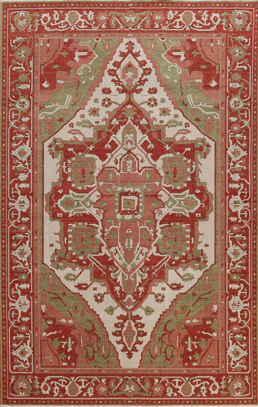 Handmade Wool Heriz Serapi Turkish Area Rug 7x10