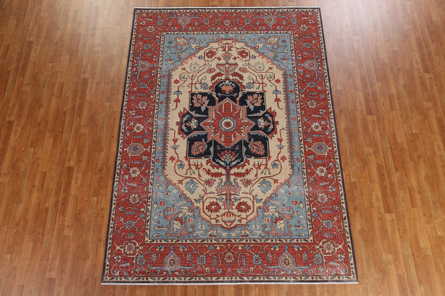 Handmade Heriz Serapi Oriental Area Rug 7x10