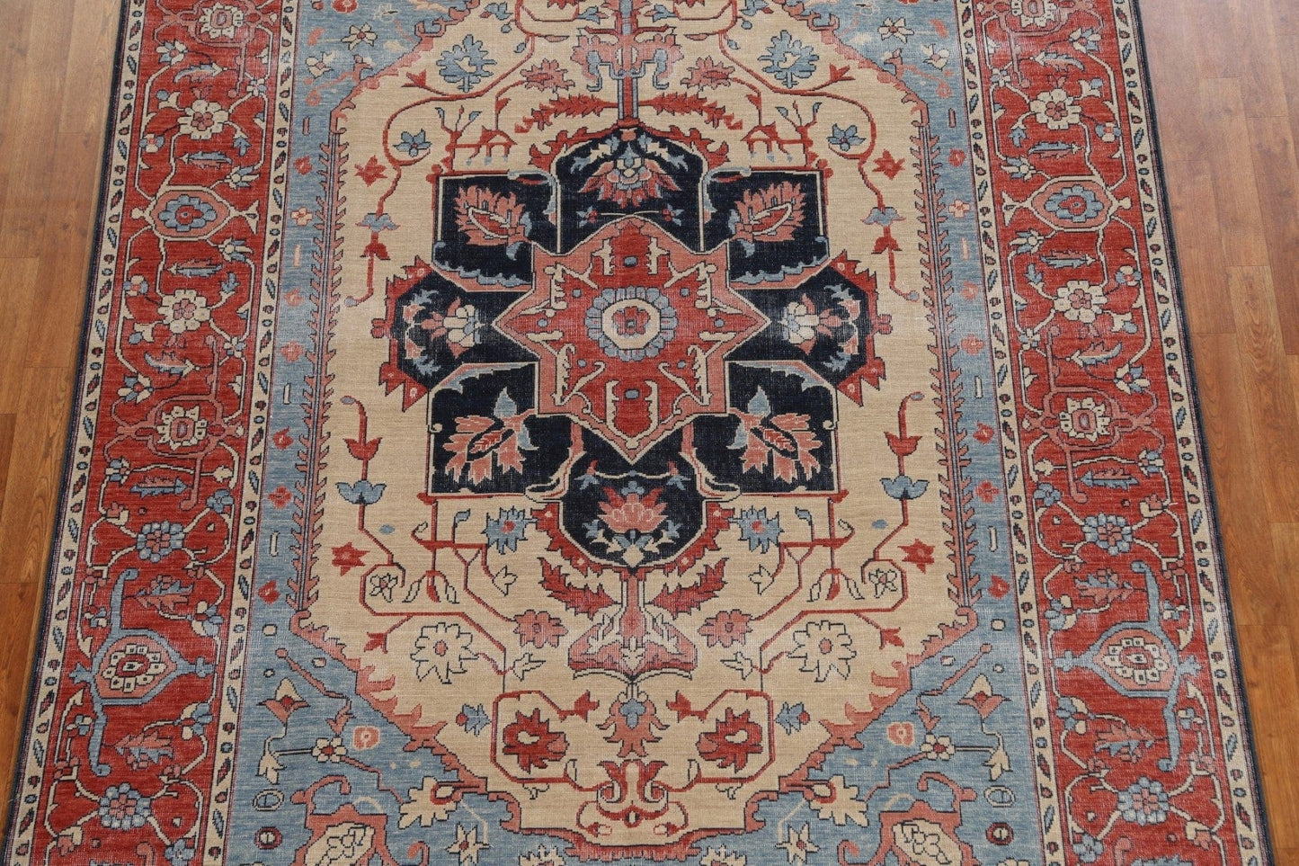 Floral Heriz Serapi Oriental Area Rug 7x10