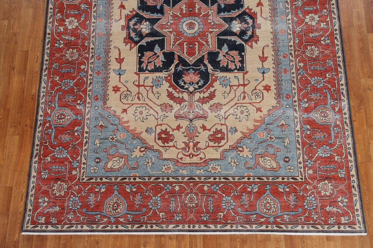 Floral Heriz Serapi Oriental Area Rug 7x10