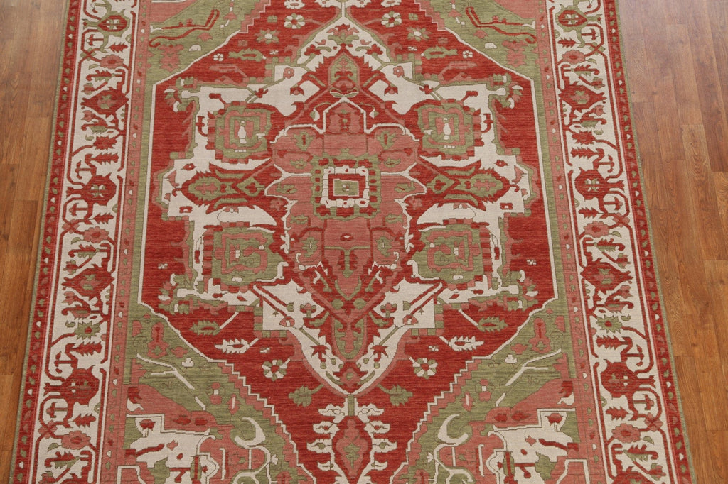 Red Heriz Serapi Oriental Area Rug 7x10