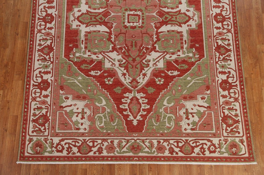 Red Heriz Serapi Oriental Area Rug 7x10