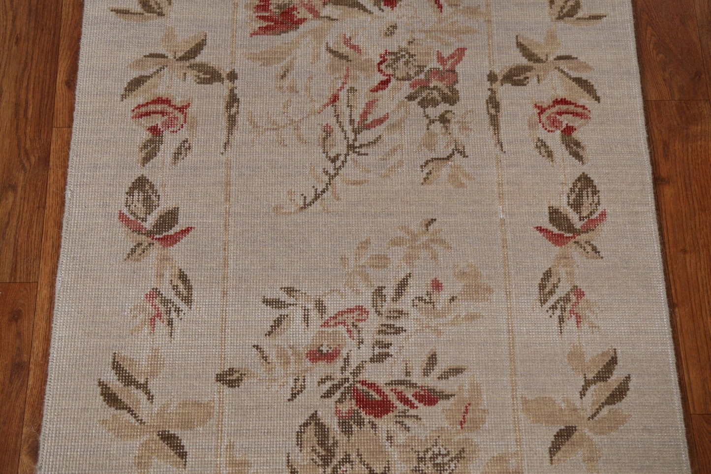 Floral Aubusson Oriental Runner Rug 2x6