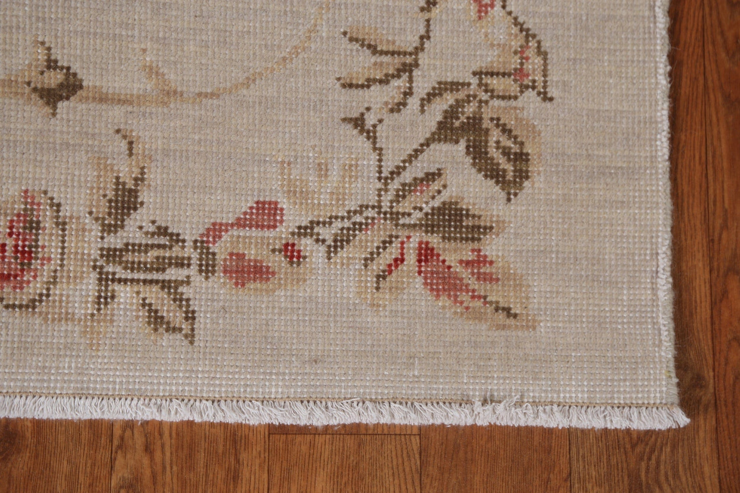 Floral Aubusson Oriental Runner Rug 2x6