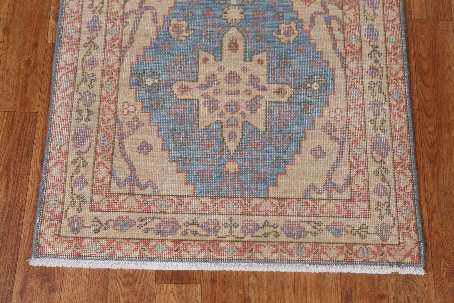 Handmade Wool Heriz Serapi Oriental Runner Rug 2x6