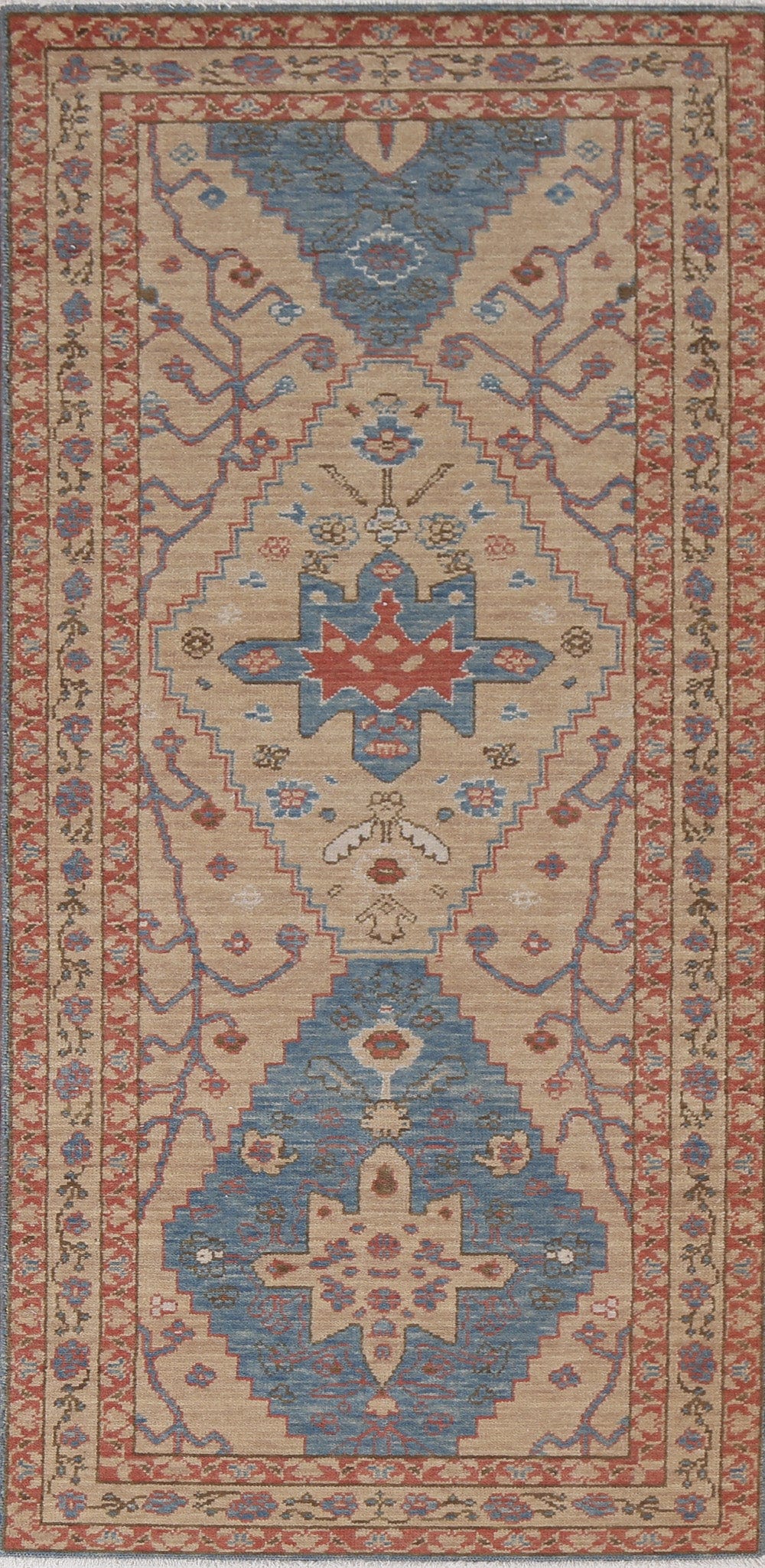 Wool Heriz Serapi Oriental Runner Rug 2x6