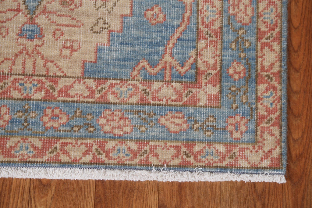 Handmade Wool Heriz Serapi Oriental Runner Rug 2x6