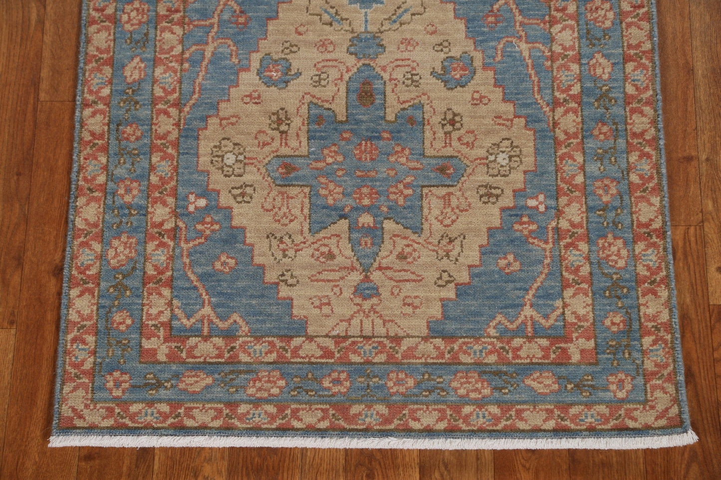 Handmade Heriz Serapi Turkish Runner Rug 2x6