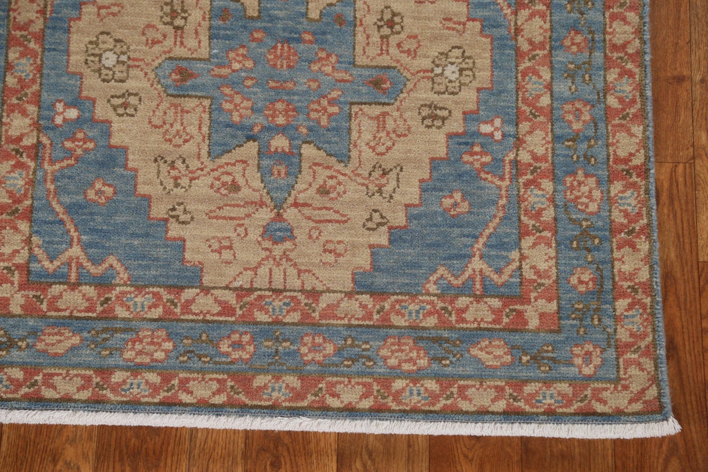 Handmade Heriz Serapi Turkish Runner Rug 2x6