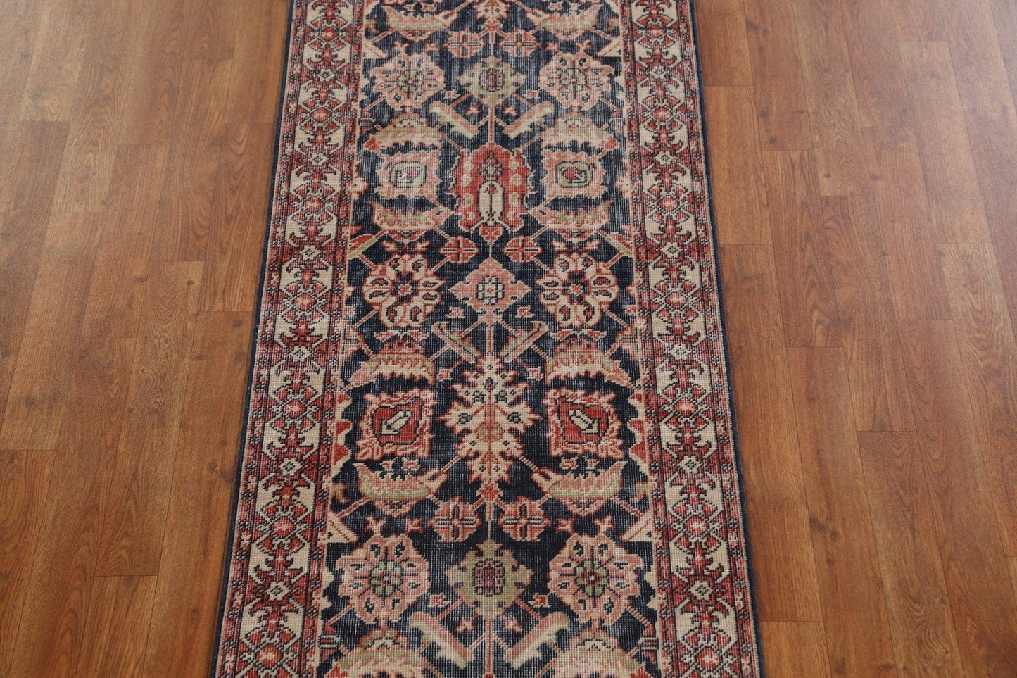 Hand-Knotted Ziegler Turkish Runner Rug 2x6