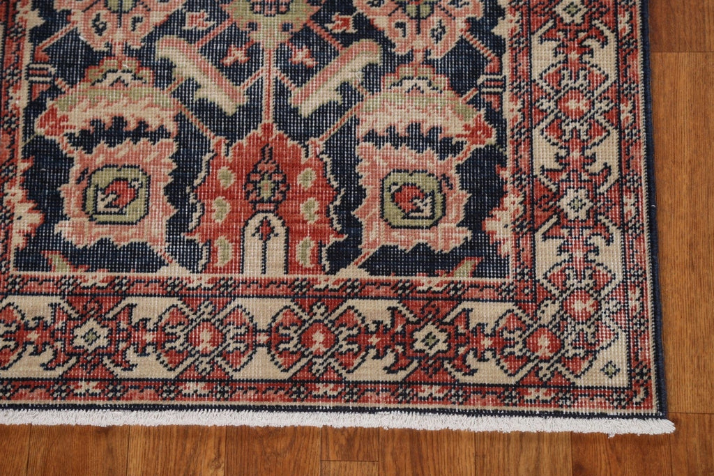 Hand-Knotted Ziegler Turkish Runner Rug 2x6