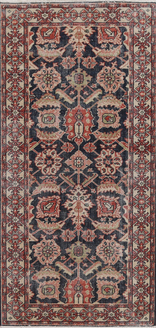 Handmade Ziegler Turkish Runner Rug 2x6