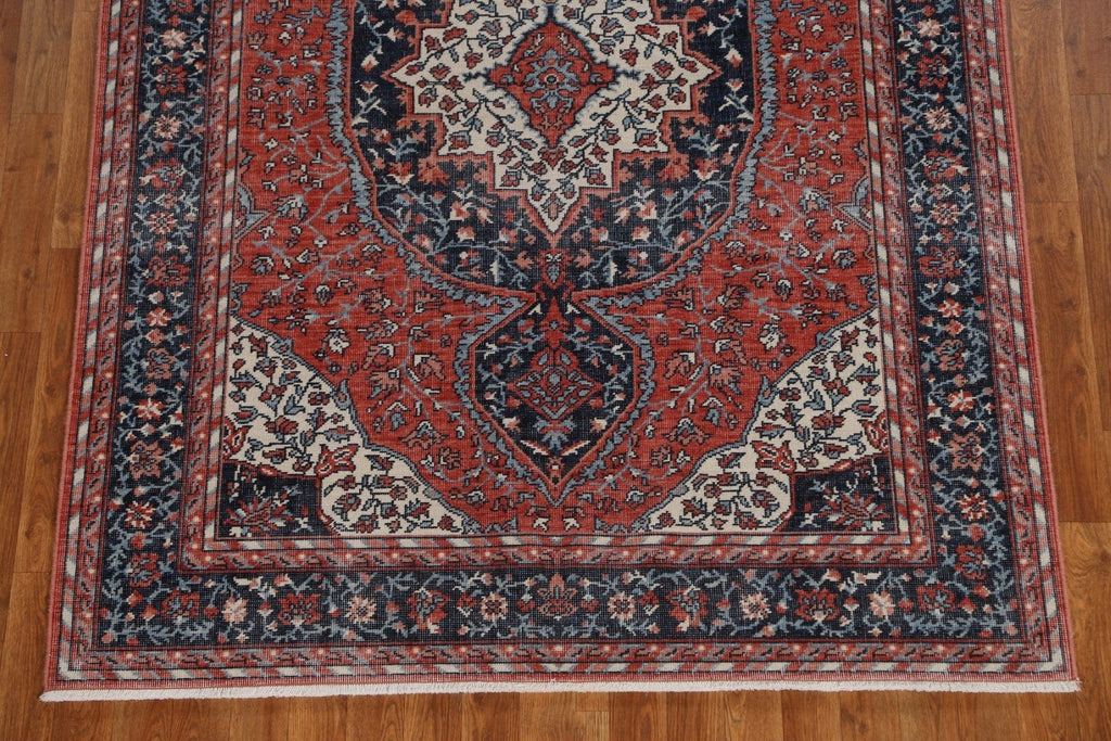 Handmade Sarouk Farahan Turkish Wool Rug 5x7