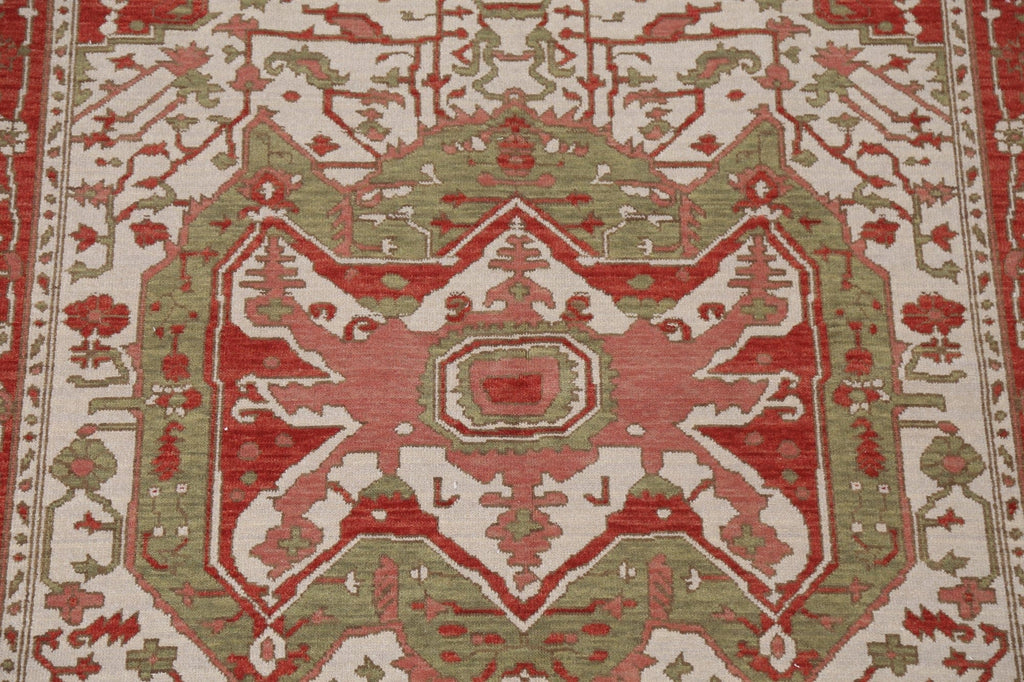 Handmade Heriz Serapi Wool Turkish Rug 5x7