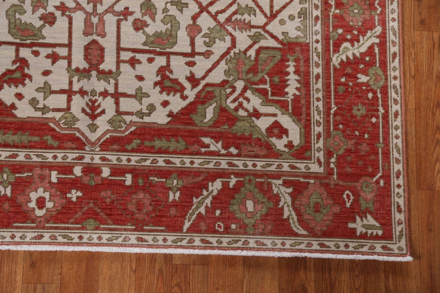 Handmade Heriz Serapi Turkish Wool Rug 5x7