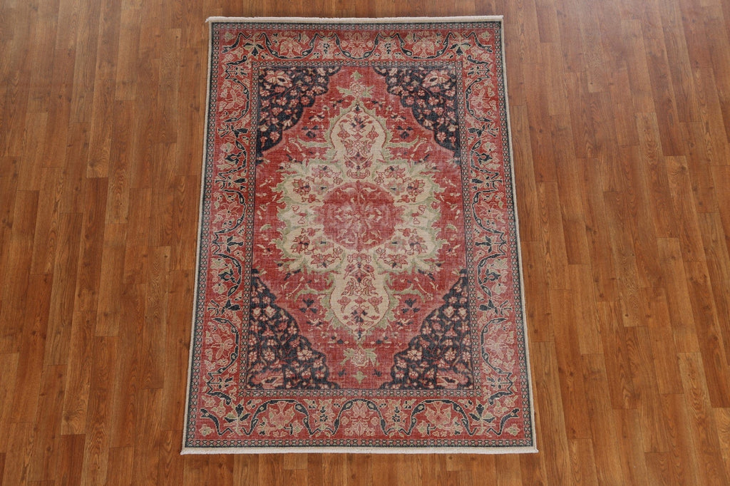 Sarouk Farahan Turkish Area Rug 4x6