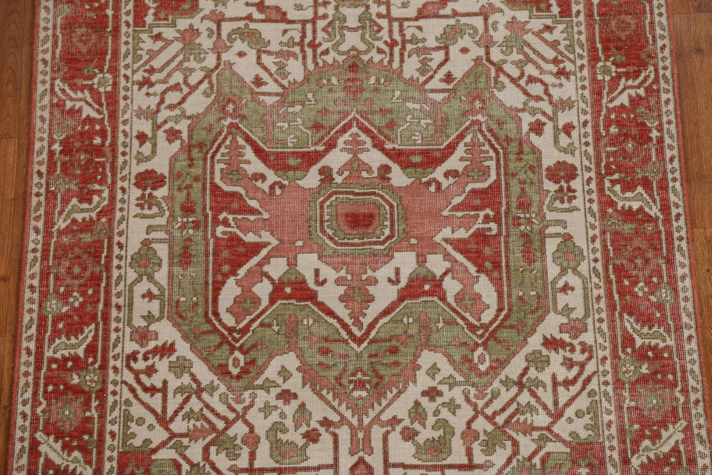 Hand-Knotted Heriz Serapi Turkish  Area Rug 4x6