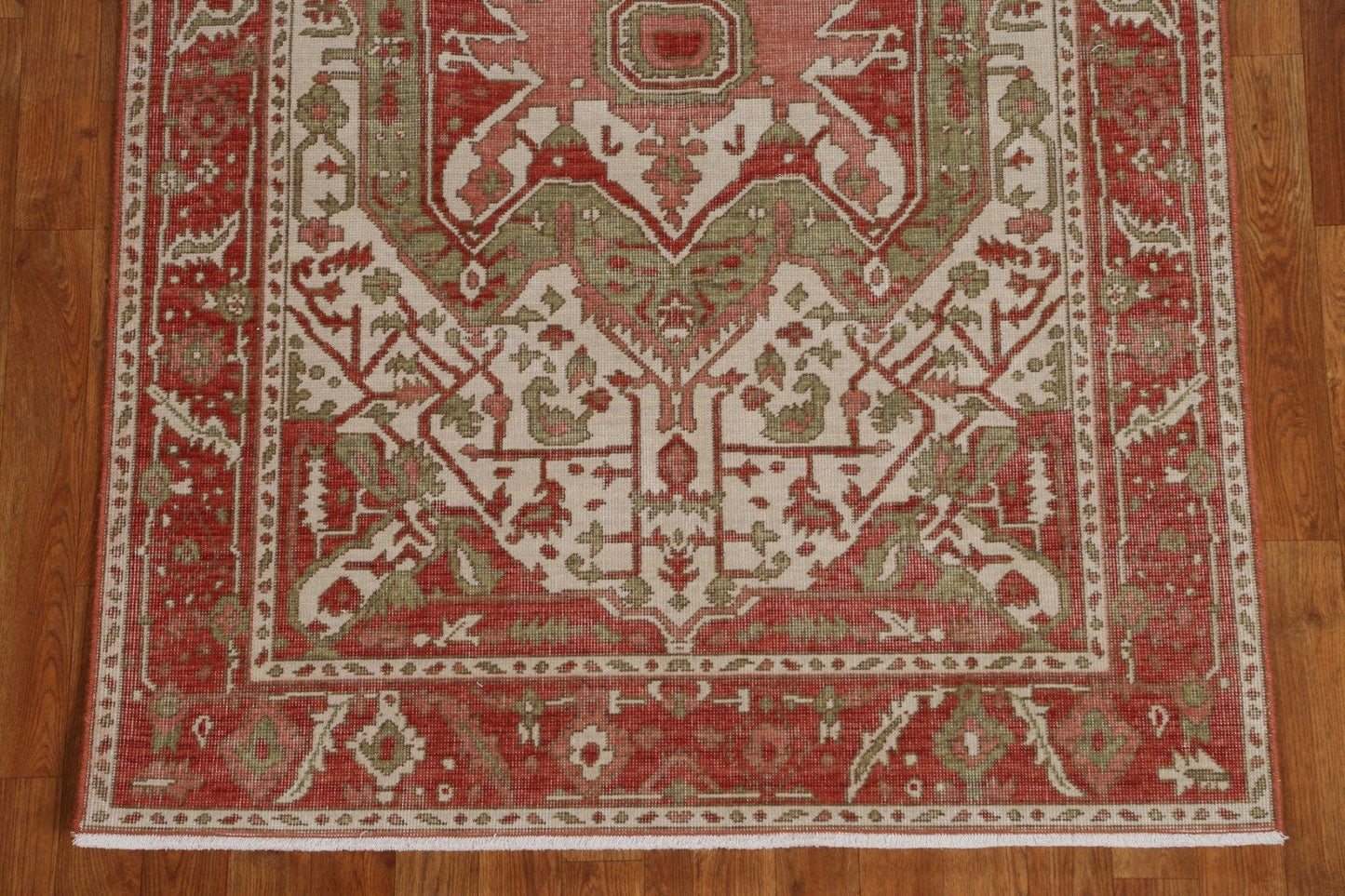 Hand-Knotted Heriz Serapi Turkish  Area Rug 4x6