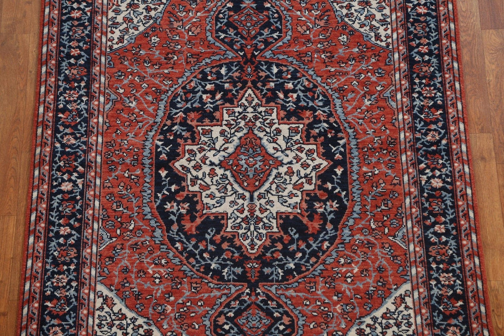 Floral Sarouk Farahan Turkish Area Rug 4x6