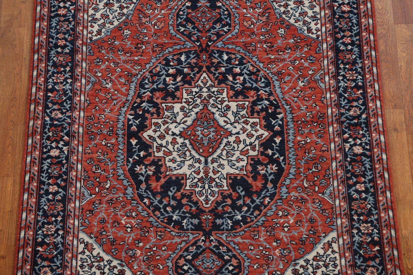 Floral Sarouk Farahan Turkish Area Rug 4x6