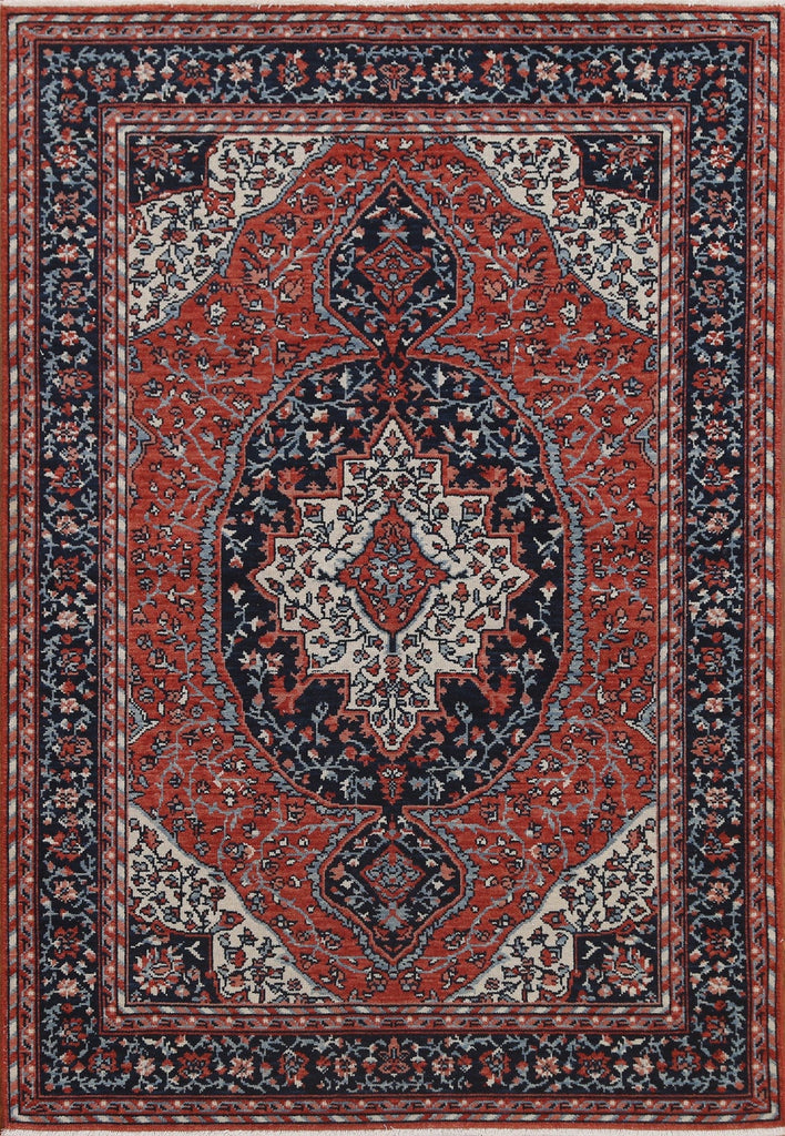 Floral Sarouk Farahan Turkish Area Rug 4x6