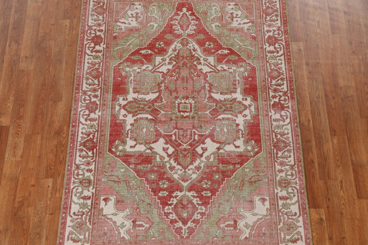 Handmade Heriz Serapi Turkish Area Rug 4x6