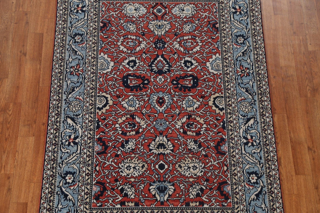 Handmade Red Ziegler Turkish Area Rug 4x6