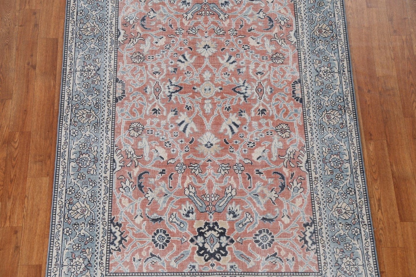 Handmade Wool Floral Ziegler Turkish Area Rug 4x6