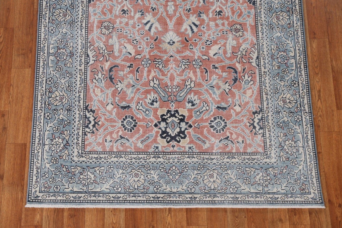 Handmade Wool Floral Ziegler Turkish Area Rug 4x6