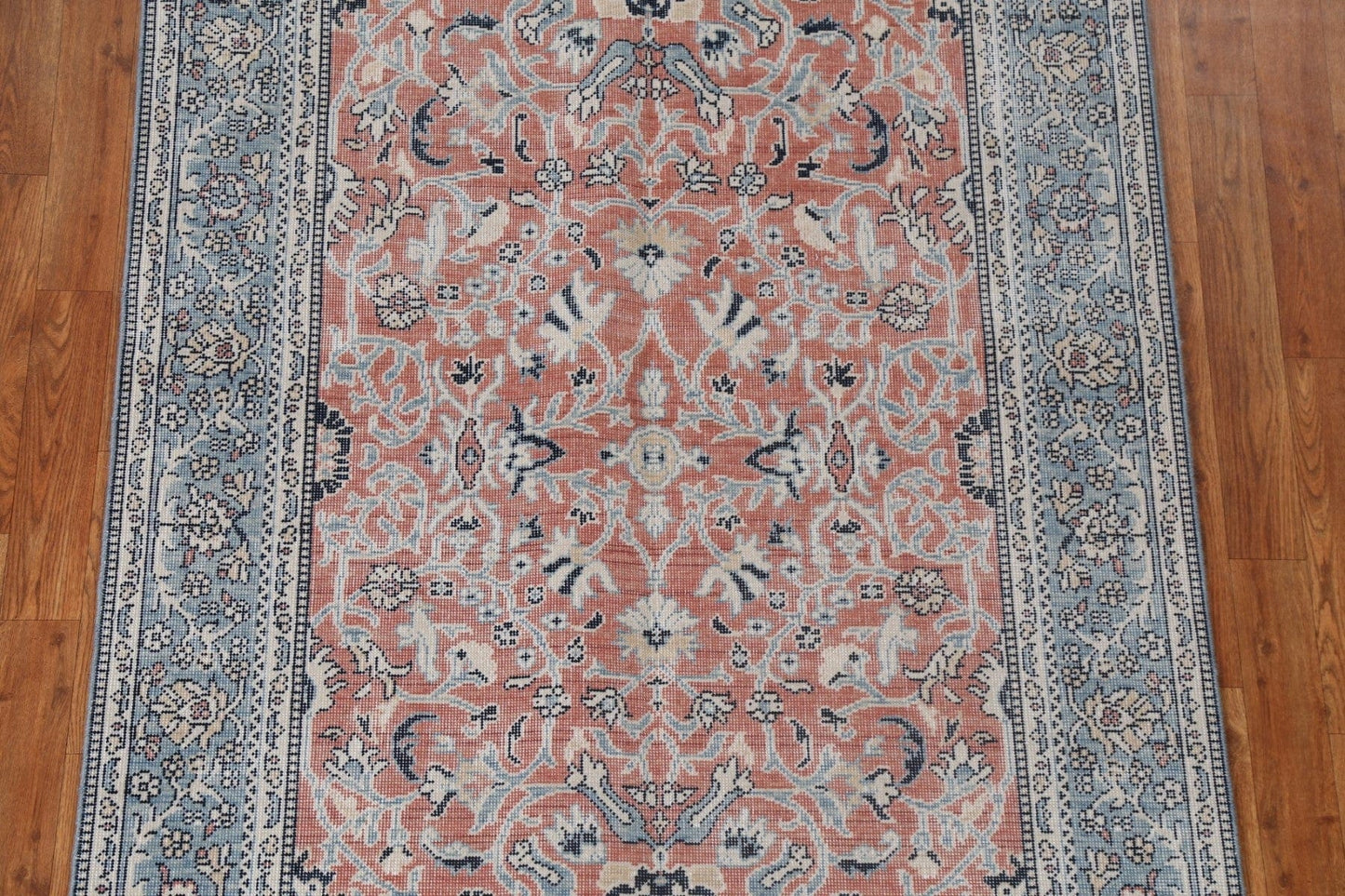 Floral Handmade Ziegler Turkish Wool Rug 4x6