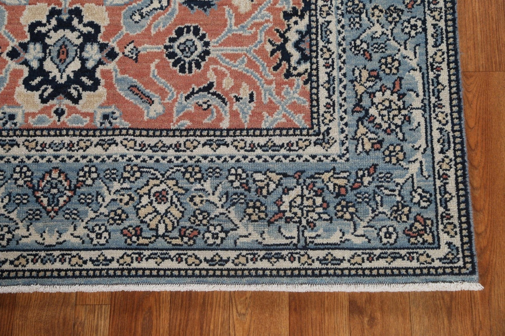 Hand-Knotted Floral Ziegler Turkish Wool Rug 4x6