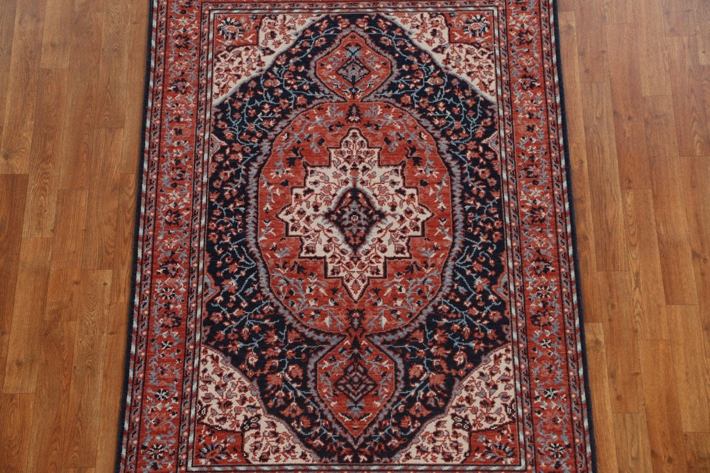 Handmade Floral Sarouk Farahan Turkish Area Rug 4x6