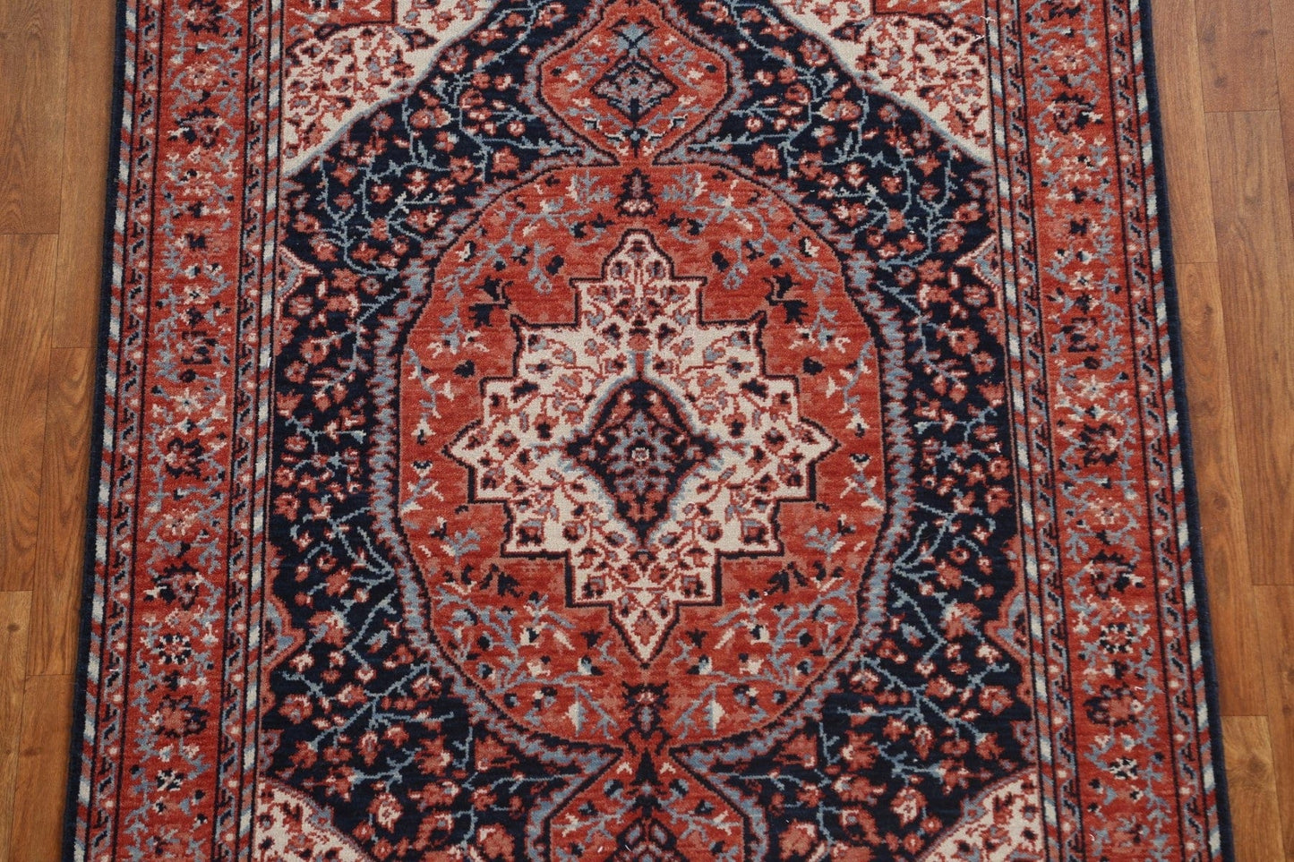 Handmade Floral Sarouk Farahan Turkish Area Rug 4x6