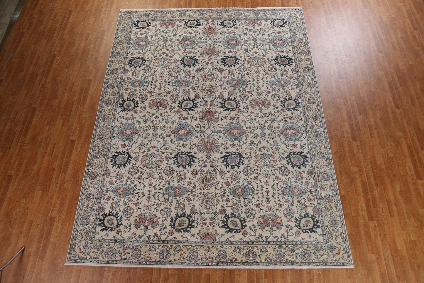 All-Over Floral Sultanabad Ziegler Turkish Area Rug 10x13