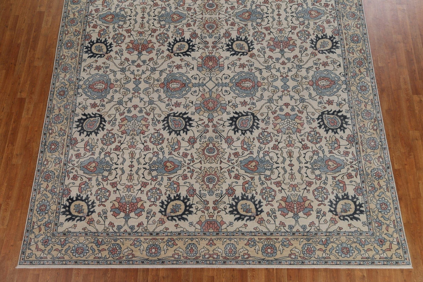 All-Over Floral Sultanabad Ziegler Turkish Area Rug 10x13