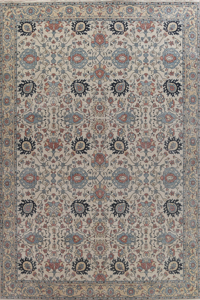 All-Over Floral Sultanabad Ziegler Turkish Area Rug 10x13