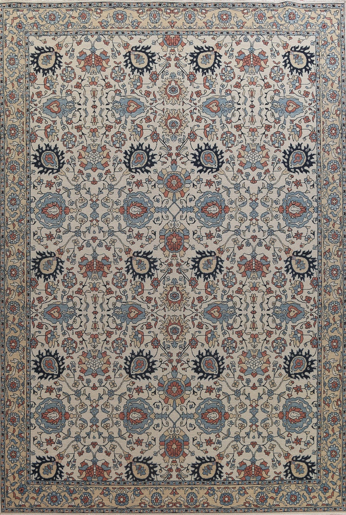 All-Over Floral Sultanabad Ziegler Oriental Area Rug 10x13