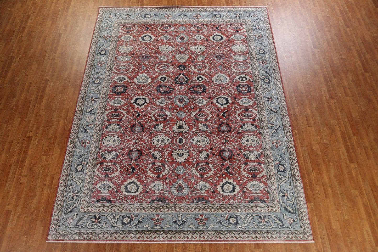 Red Floral Sultanabad Ziegler Turkish Area Rug 10x13