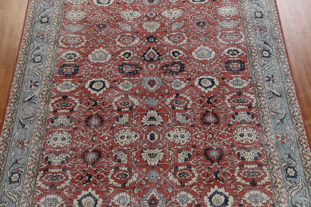 Red Floral Sultanabad Ziegler Turkish Area Rug 10x13