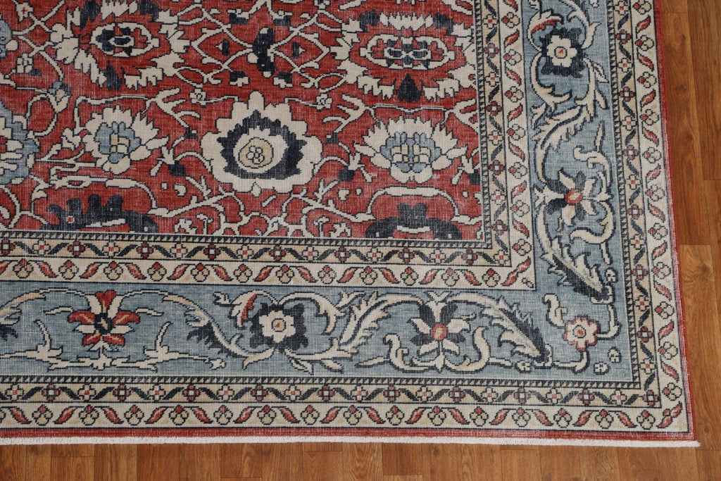 Red Floral Sultanabad Ziegler Turkish Area Rug 10x13