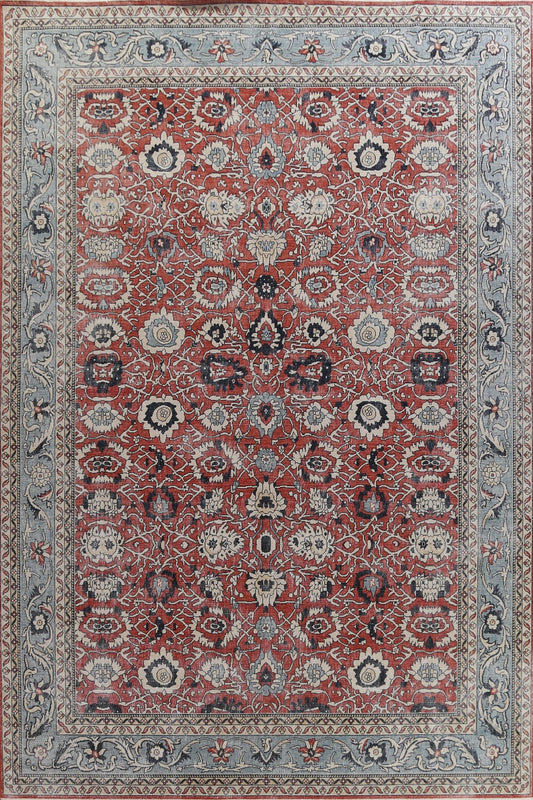 Red Floral Sultanabad Ziegler Turkish Area Rug 10x13