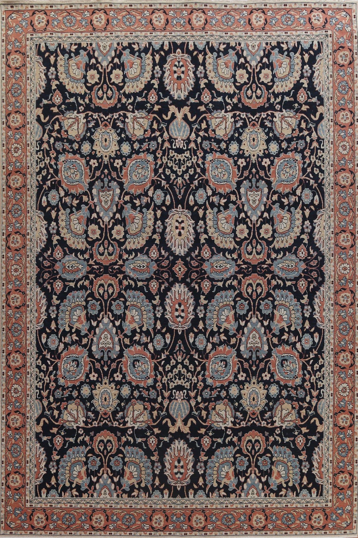 Hand-Knotted Wool Sultanabad Ziegler Oriental Area Rug 10x13