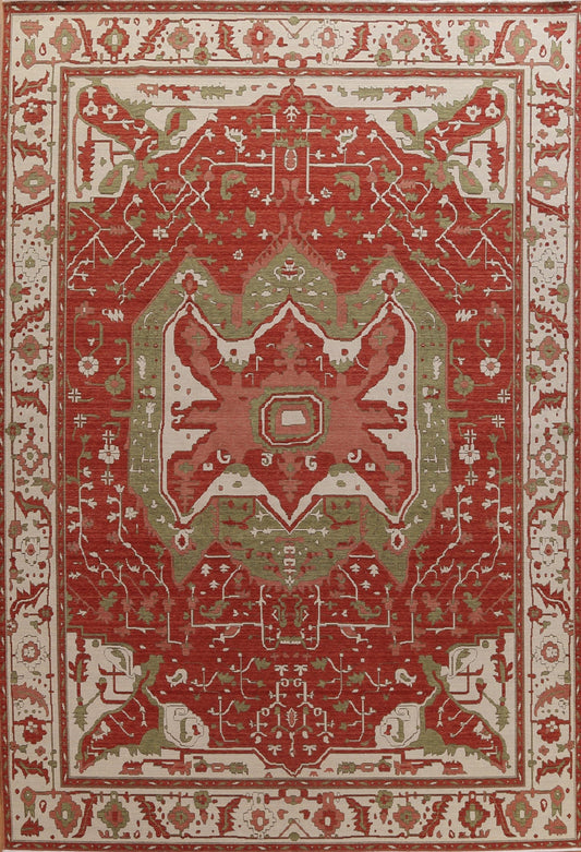 Handmade Wool Heriz Serapi Oriental Area Rug 10x13