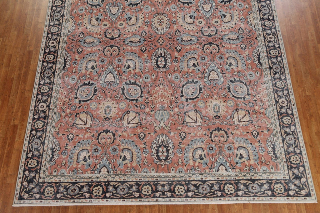 Hand-Knotted Wool Sultanabad Ziegler Turkish Rug 10x13