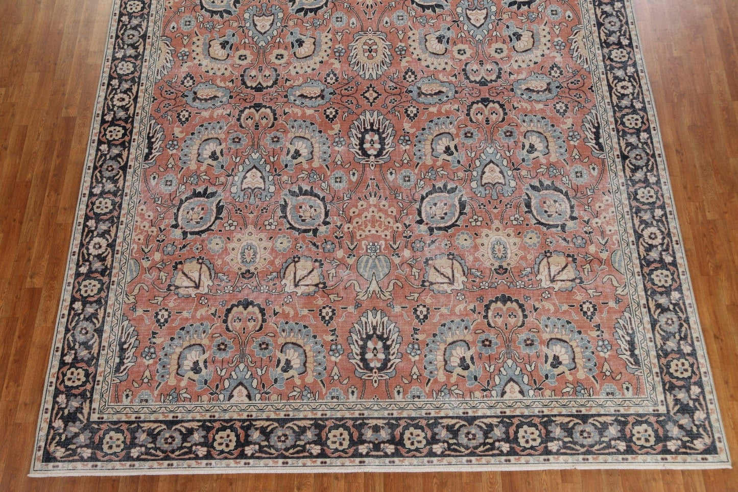 Hand-Knotted Wool Sultanabad Ziegler Turkish Rug 10x13