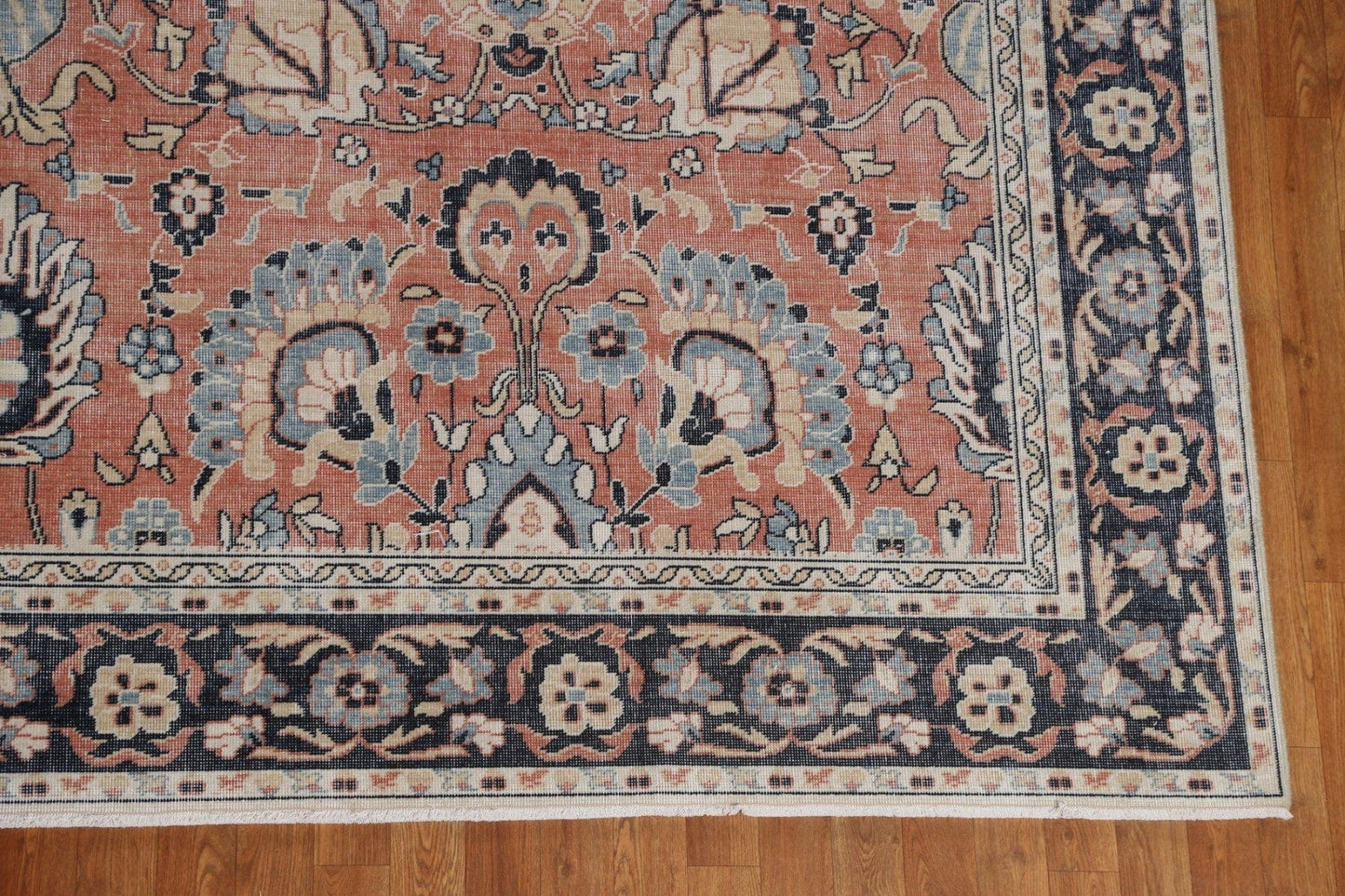 Hand-Knotted Wool Sultanabad Ziegler Turkish Rug 10x13